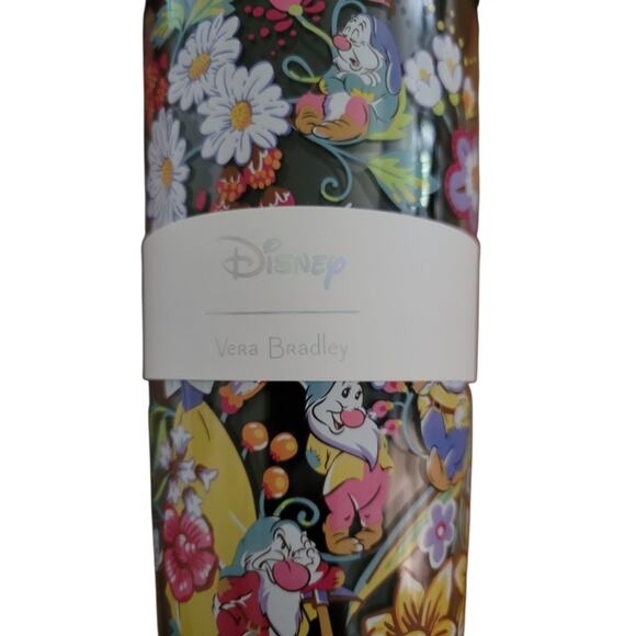Disney Parks X 100 Years of Wonder Vera Bradley Insulated Cup Tumbler with Straw - Picture 6 of 9